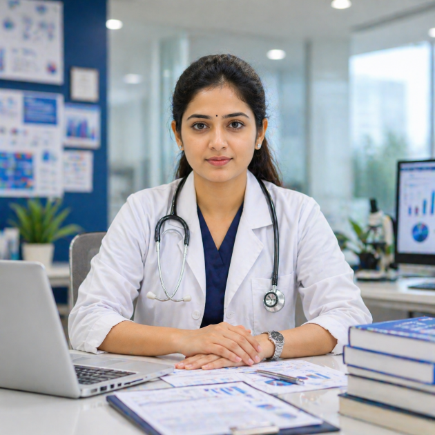 Happy PubMedico medical thesis scholar